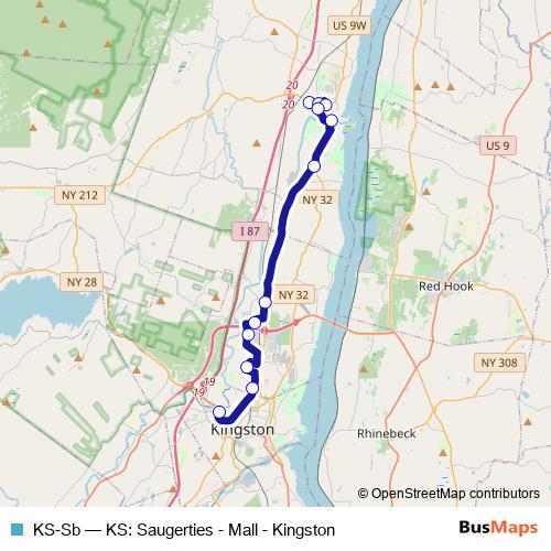 KS-Sb bus Line Map