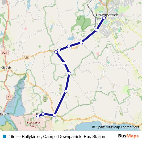 16c bus Line Map