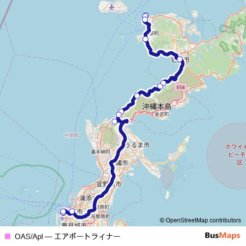 OAS/Apl bus Line Map