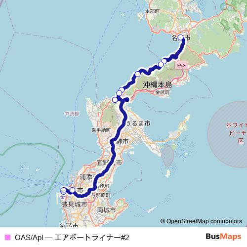OAS/Apl bus Line Map