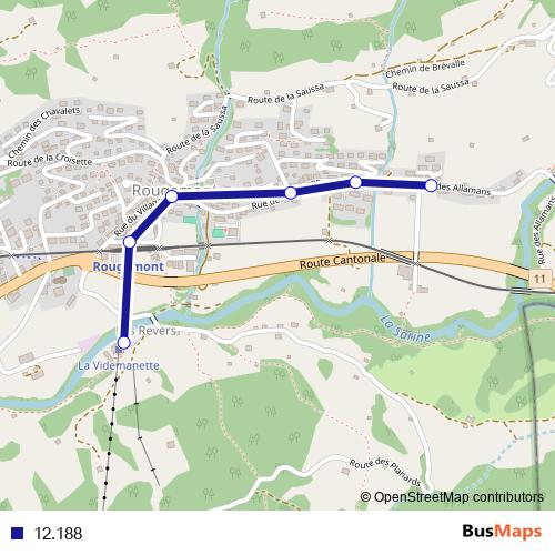 12.188 bus Line Map