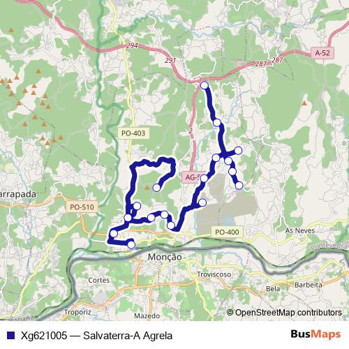 Xg621005 bus Line Map