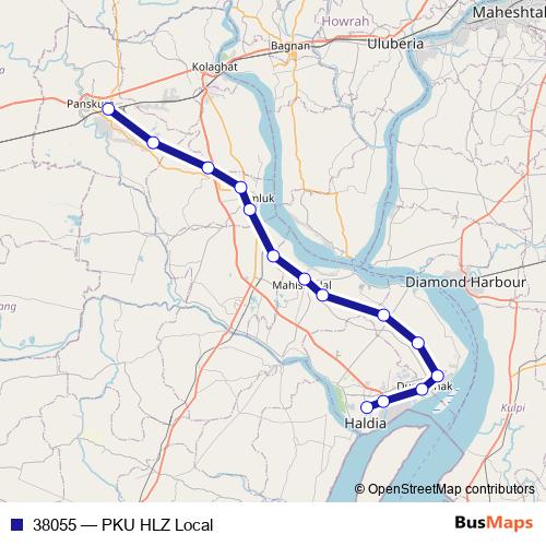 38055 rail Line Map