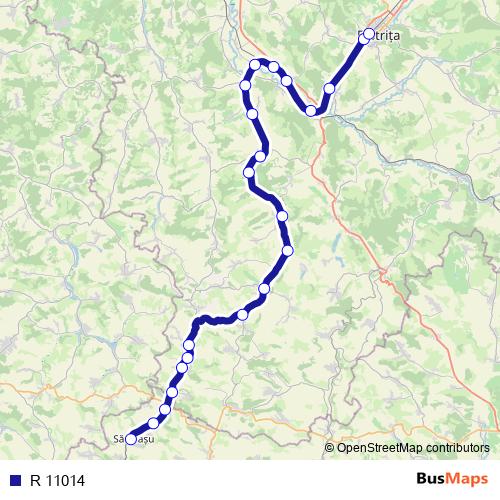 R 11014 rail Line Map
