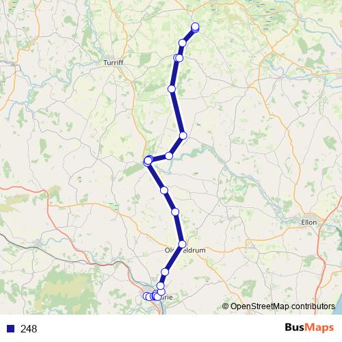 248 bus Line Map