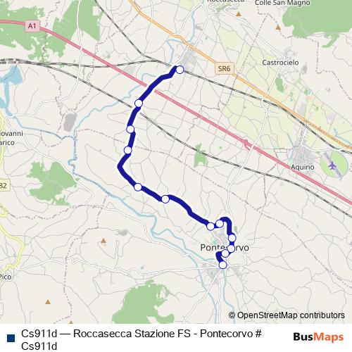 Cs911d bus Line Map