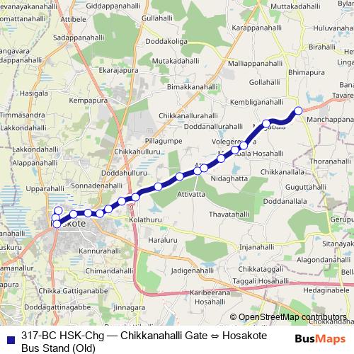 317-BC HSK-Chg bus Line Map
