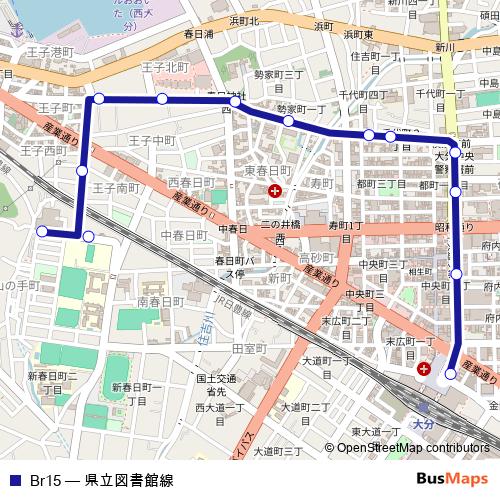 Br15 bus Line Map