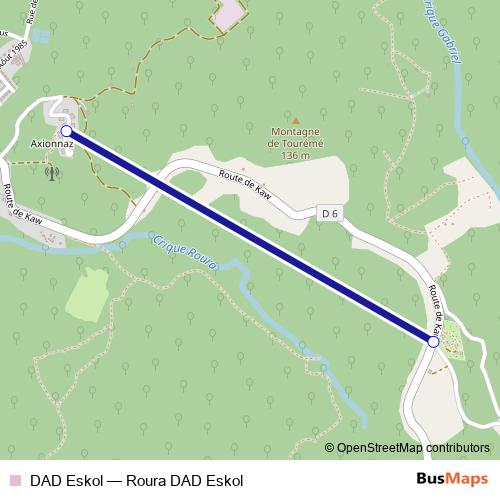 DAD Eskol bus Line Map