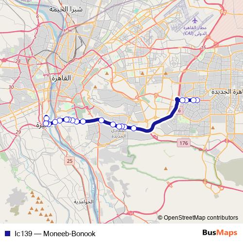 Ic139 bus Line Map