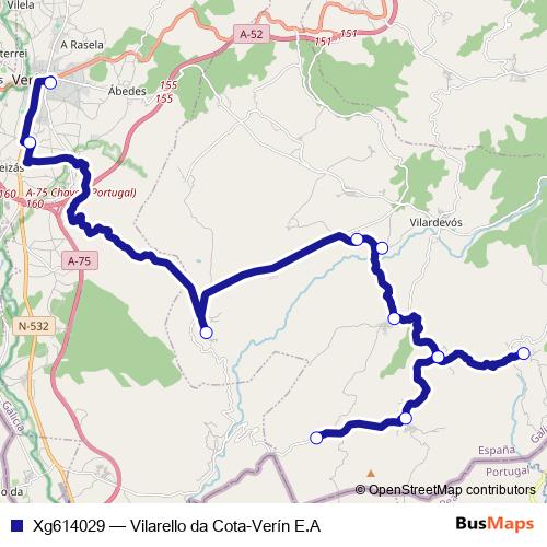 Xg614029 bus Line Map