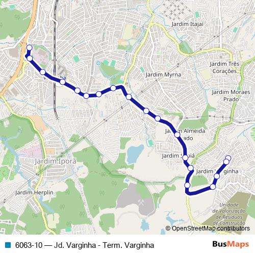 6063-10 bus Line Map