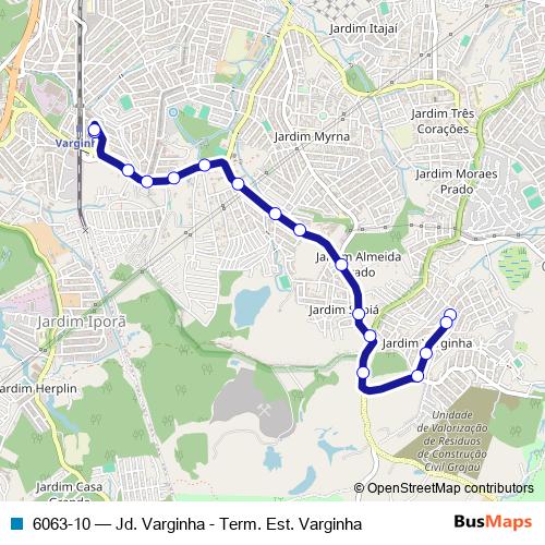 6063-10 bus Line Map