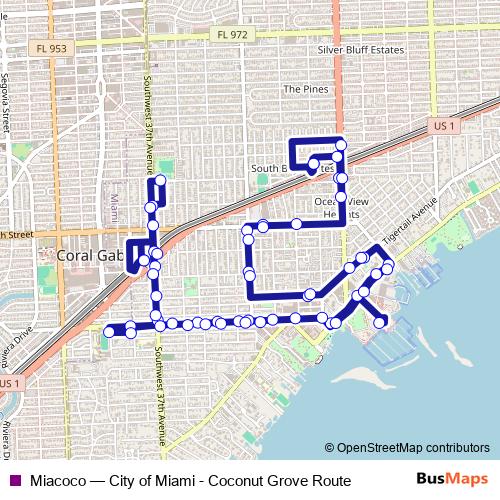 Miacoco bus Line Map