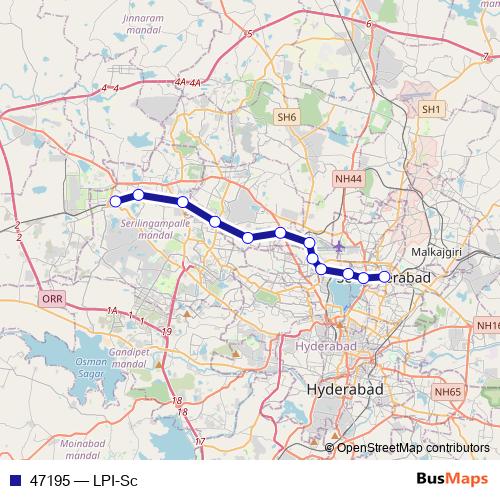 47195 rail Line Map
