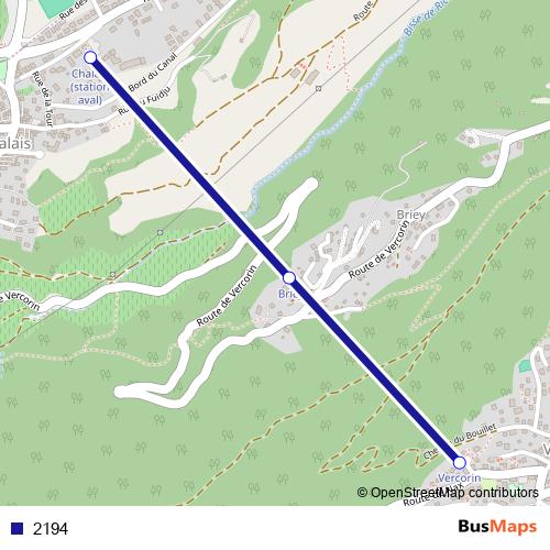 2194 cable-car Line Map