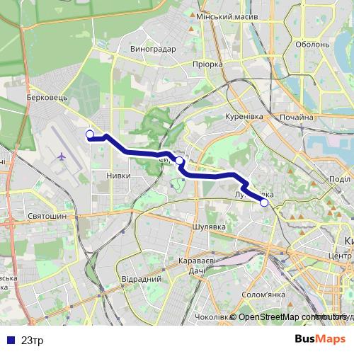 23тр bus Line Map