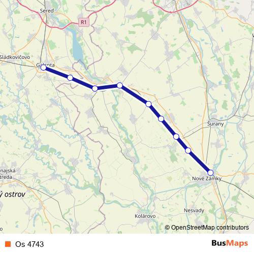 Os 4743 rail Line Map