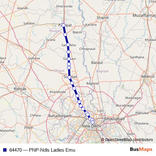 64470 rail Line Map