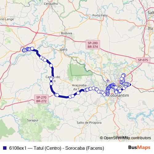 6108ex1 bus Line Map