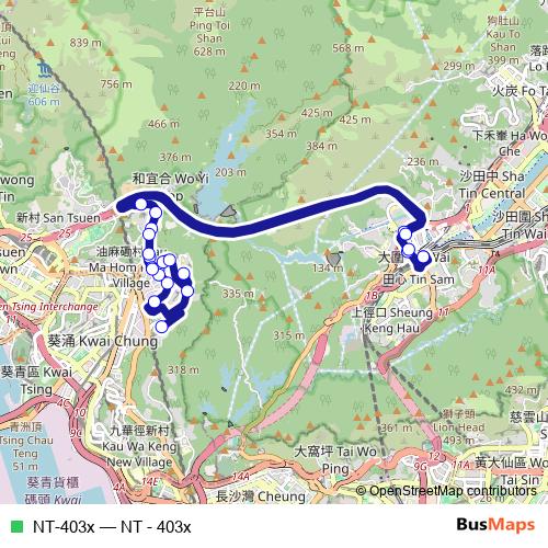 NT-403x bus Line Map