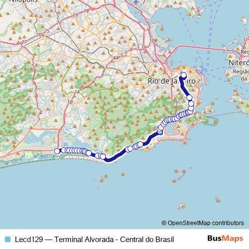 Lecd129 bus Line Map