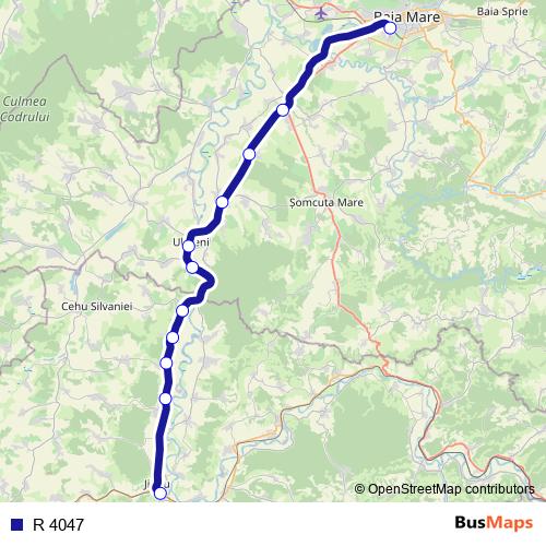R 4047 rail Line Map