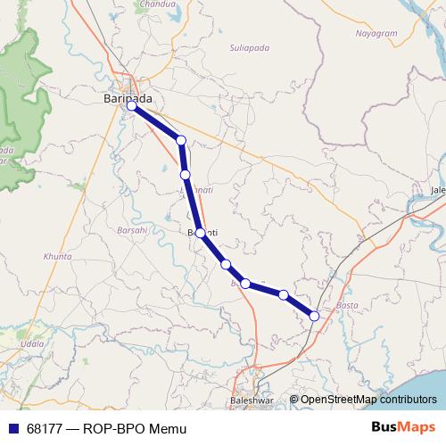 68177 rail Line Map