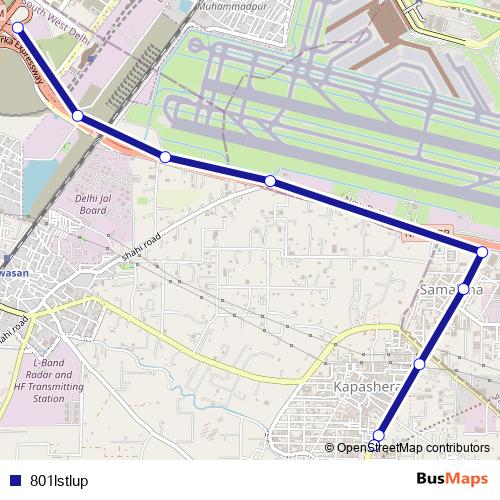 801lstlup bus Line Map