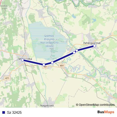 Sz 32425 rail Line Map