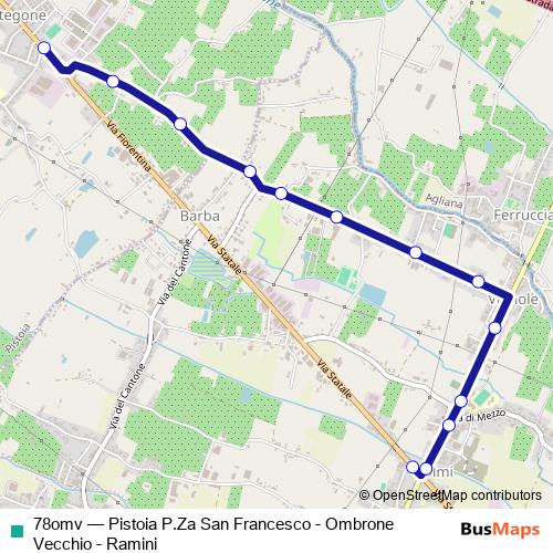 78omv bus Line Map