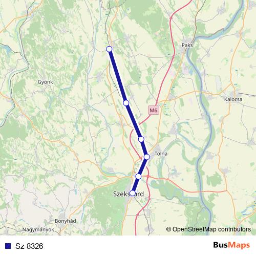Sz 8326 rail Line Map