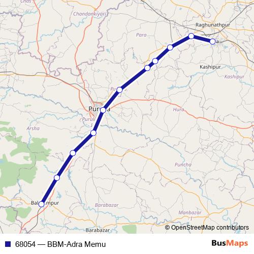 68054 rail Line Map
