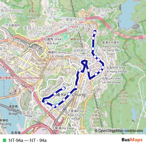 NT-94a bus Line Map