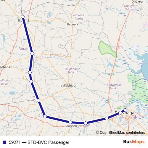59271 rail Line Map
