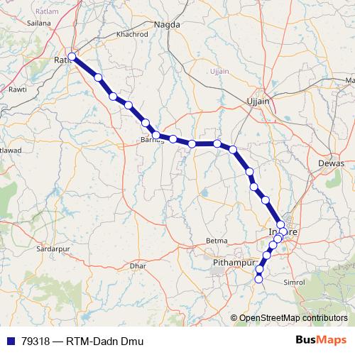 79318 rail Line Map