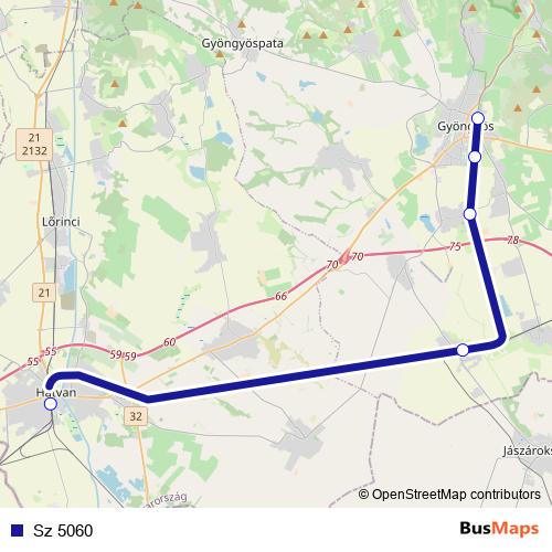 Sz 5060 rail Line Map