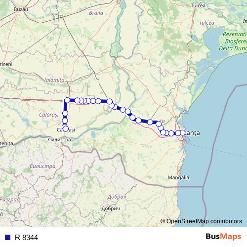 R 8344 rail Line Map
