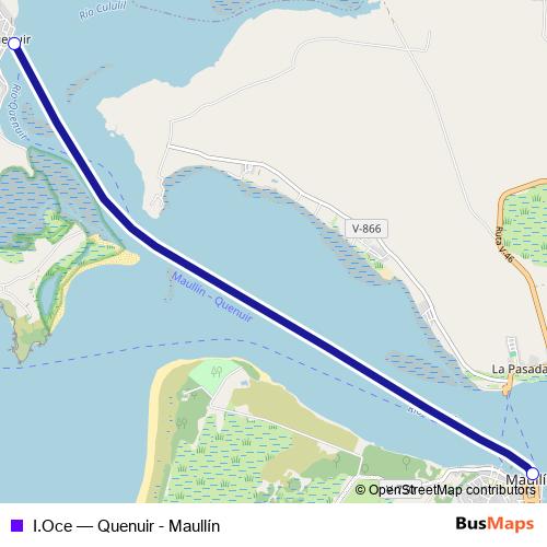 I.Oce ferry Line Map