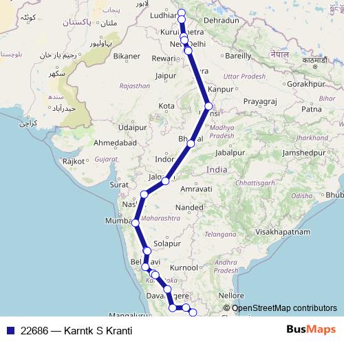 22686 rail Line Map