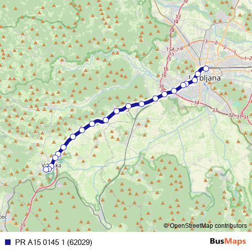 PR A15 0145 1 (62029) bus Line Map