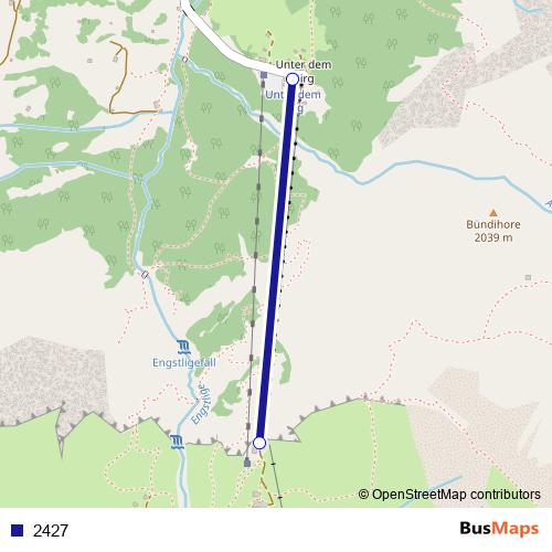 2427 cable-car Line Map