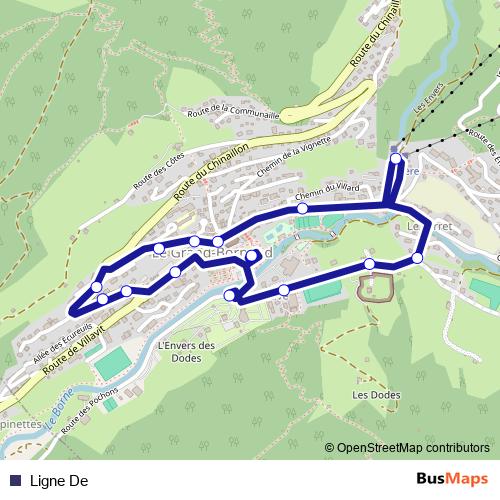 Ligne De bus Line Map