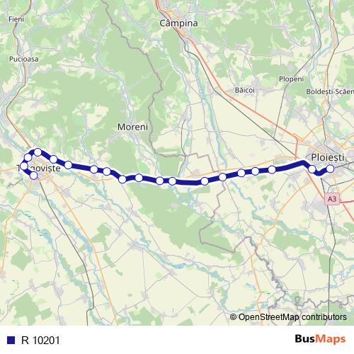 R 10201 rail Line Map