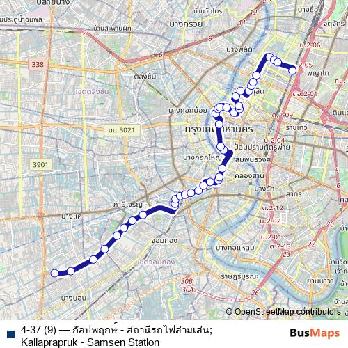 4-37 (9) bus Line Map