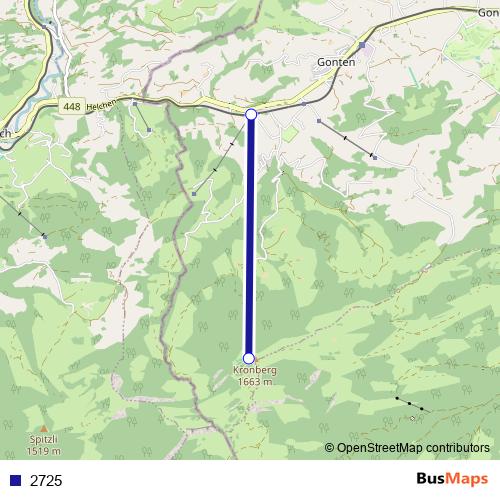 2725 cable-car Line Map