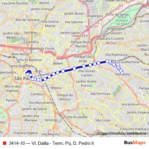 3414-10 bus Line Map