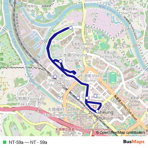 NT-59a bus Line Map