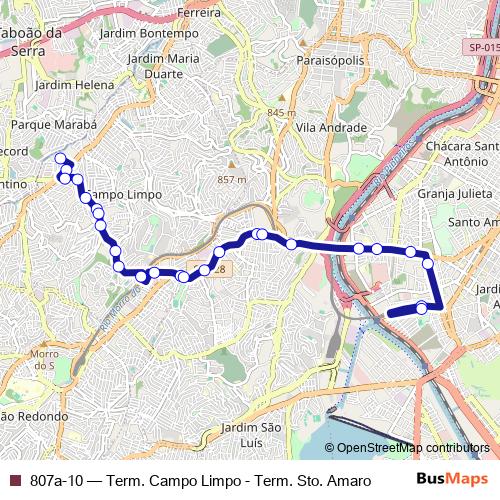 807a-10 bus Line Map