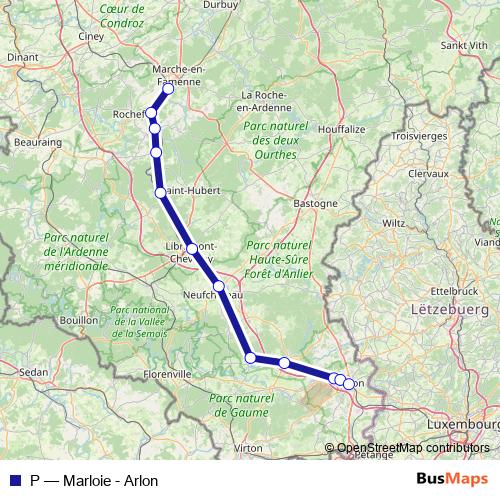 P rail Line Map